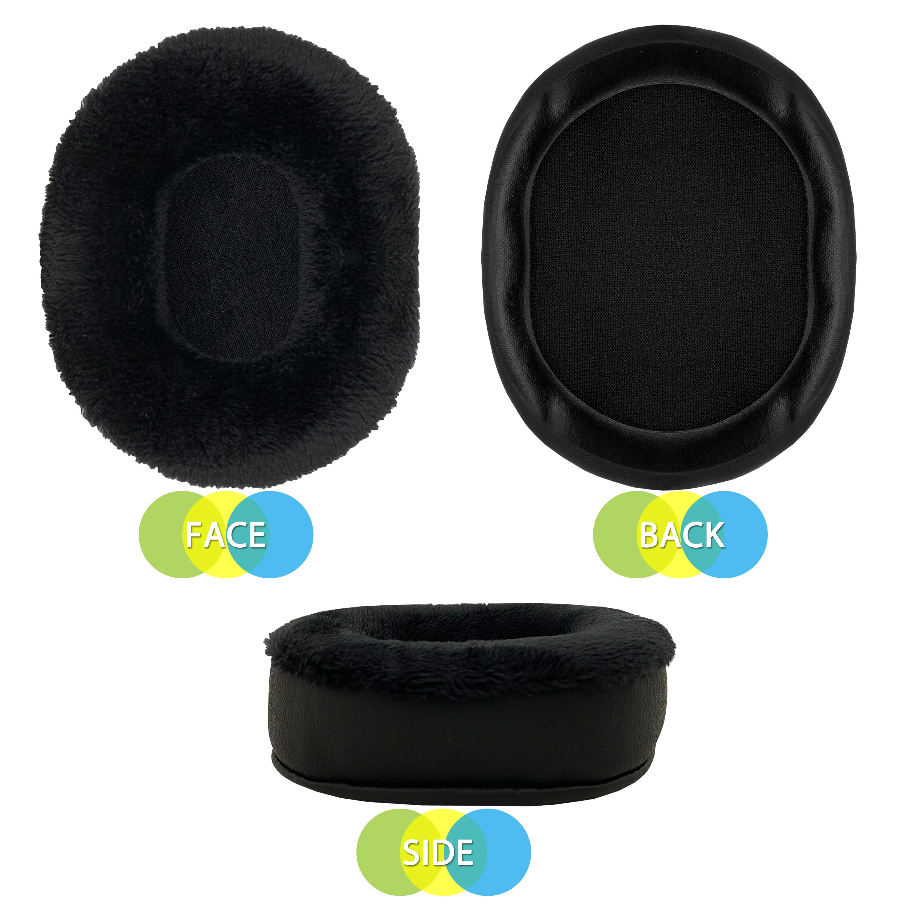 Nullkeai Replacement Thicken Earpads for Sony MDR 7506 MDR V6 MDR CD900ST Headphones Earmuff Earphone Sleeve