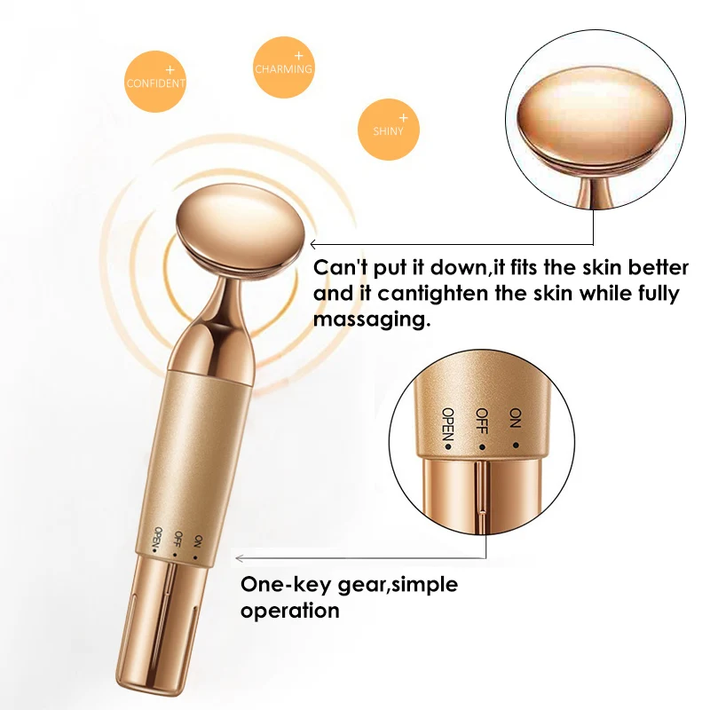 Eye Face Massager Electric Vibration Anti-aging Anti-wrinkle Promote Nutrition Puffiness Removal For Fatigue | Красота и здоровье