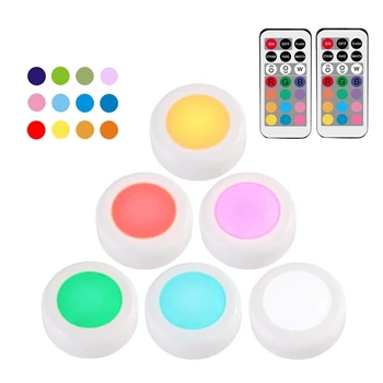 

Wireless Multicolor Dimmable RGB Cabinet Light Remote Control Touch Sensor Closet Led For Wall Wardrobe Stair Hallway Night lamp