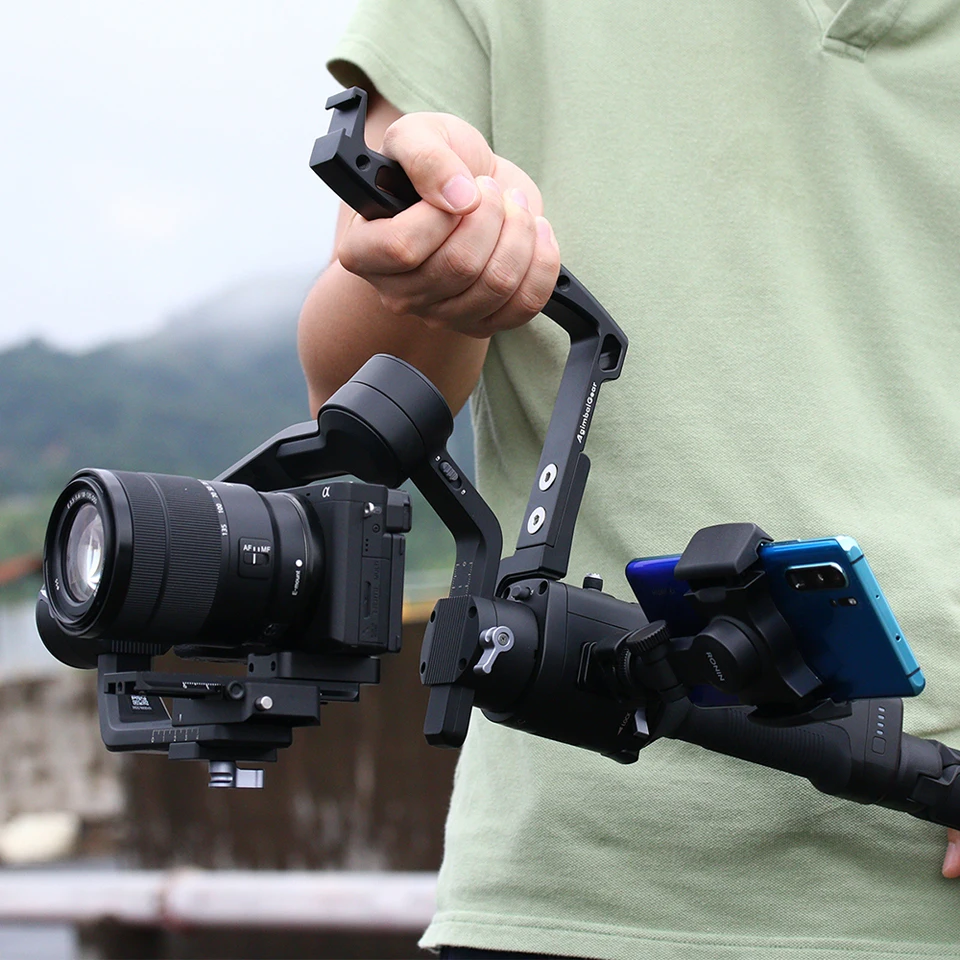 Рукоятка для DJI Ronin S/Ronin SC Gimbal стабилизатор поддержка расширение монтажный монитор/держатель микрофона w холодное крепление для обуви