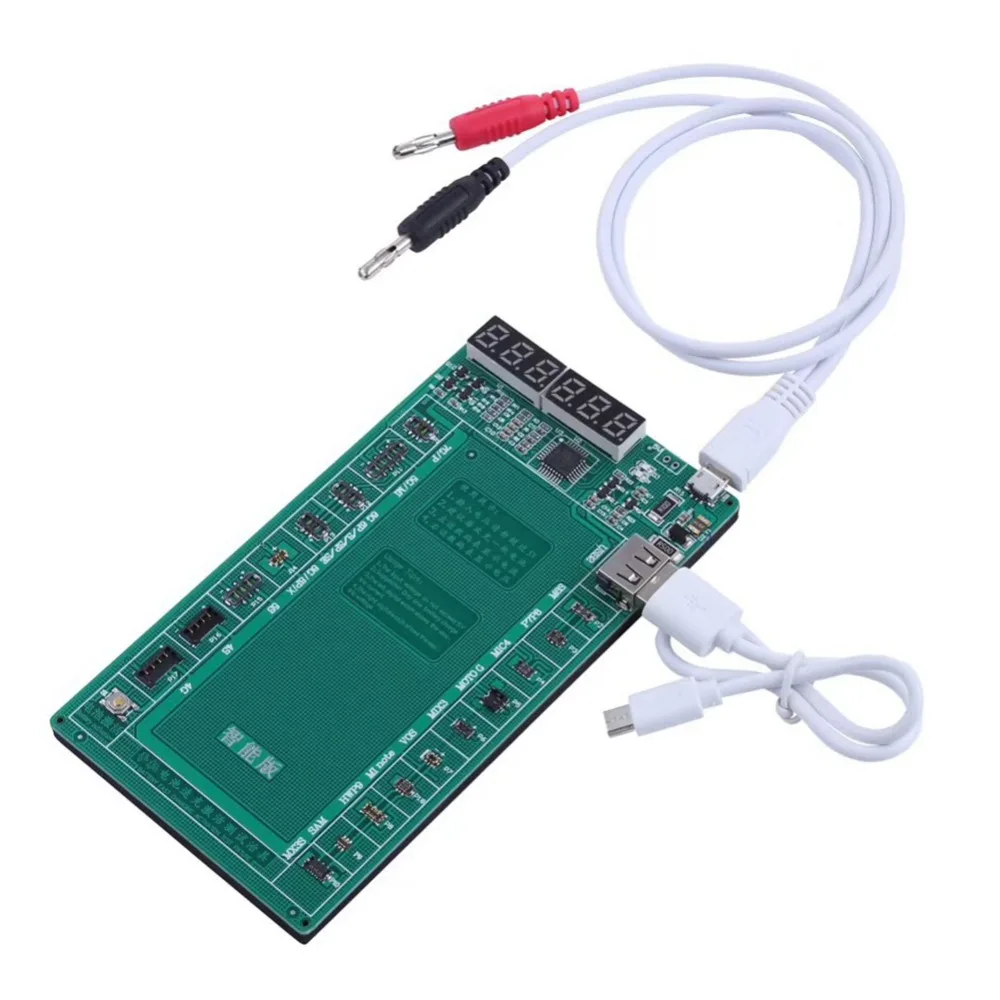 Electronic-Component-Quick-Charging-Test-Fixture-Plate-Battery-Activation-Board-with-Cable-for-IPhone-for-Samsung