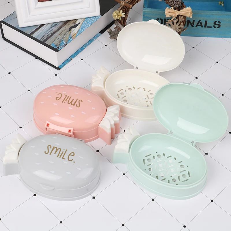 Creative Fruit Pineapple Soap Box Portable Travel Soap Container Bathroom Soap Drain Holder Case Bathroom Accessories