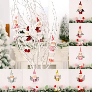 

FENGRISE Wings Girl Pendant Doll 2020 Christmas Tree Ornaments Christmas Decor for Home Xmas Kids Gifts Noel Happy New Year 2021
