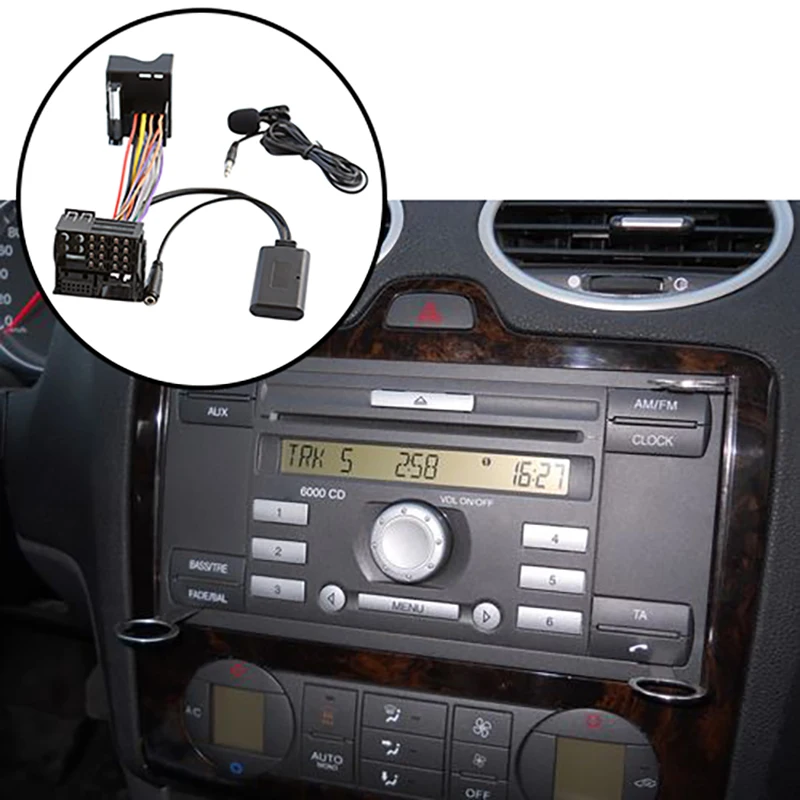 Bluetooth USB MP3 Handsfree Car Kit For Ford 9000VNR 6000 MNE 4600 CD 
