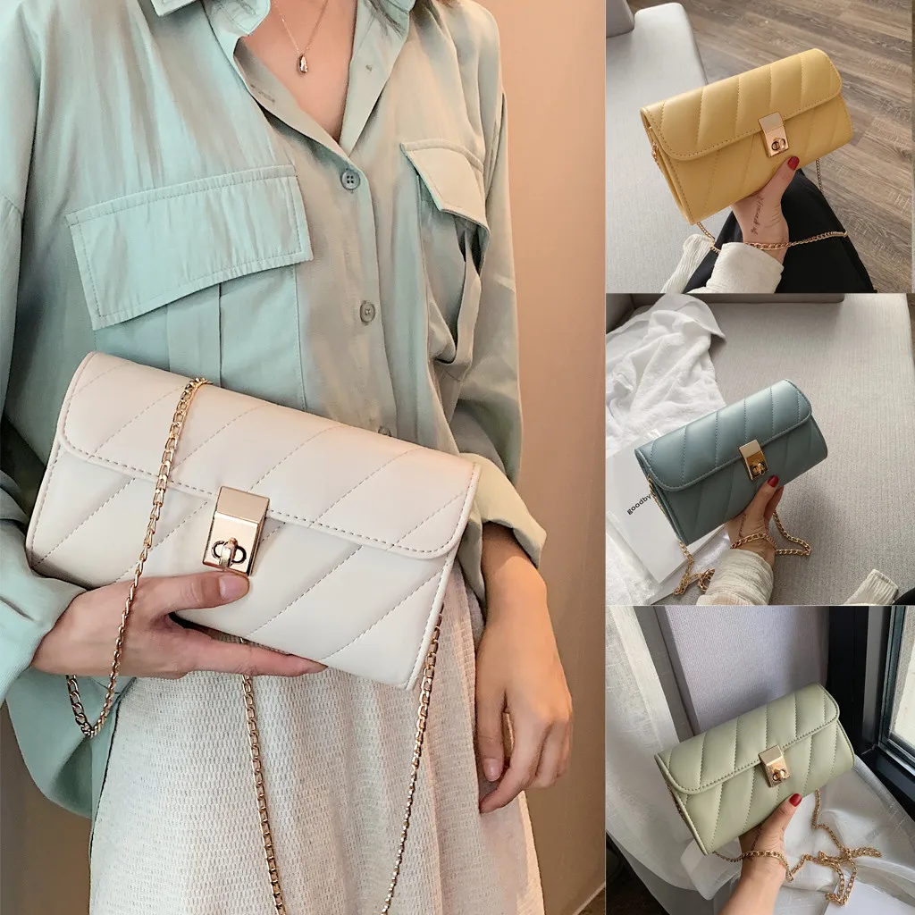 

Women Shoulder Bag 2019 Designer Women Retro Striped Vintage Leather Handbag Messenger Simple Crossbody BagBolsas De Mujer#8