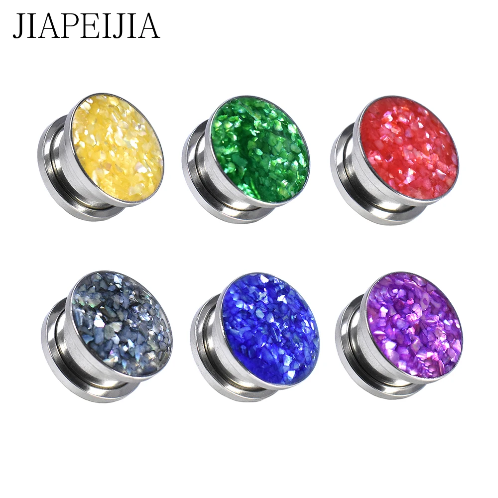 40mm Epoxy Resin Ear Plug Gauges Jewelry