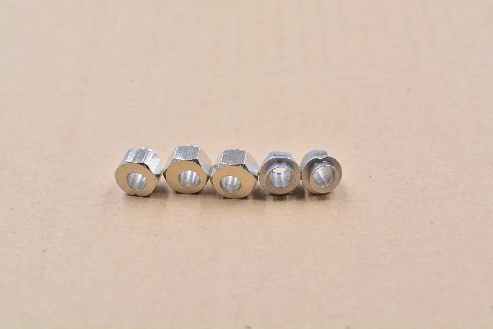 3D printer openbuilds eccentric column isolation aluminium profile nut hexagonal bore 5mm height 6mm 6.35mm V slot