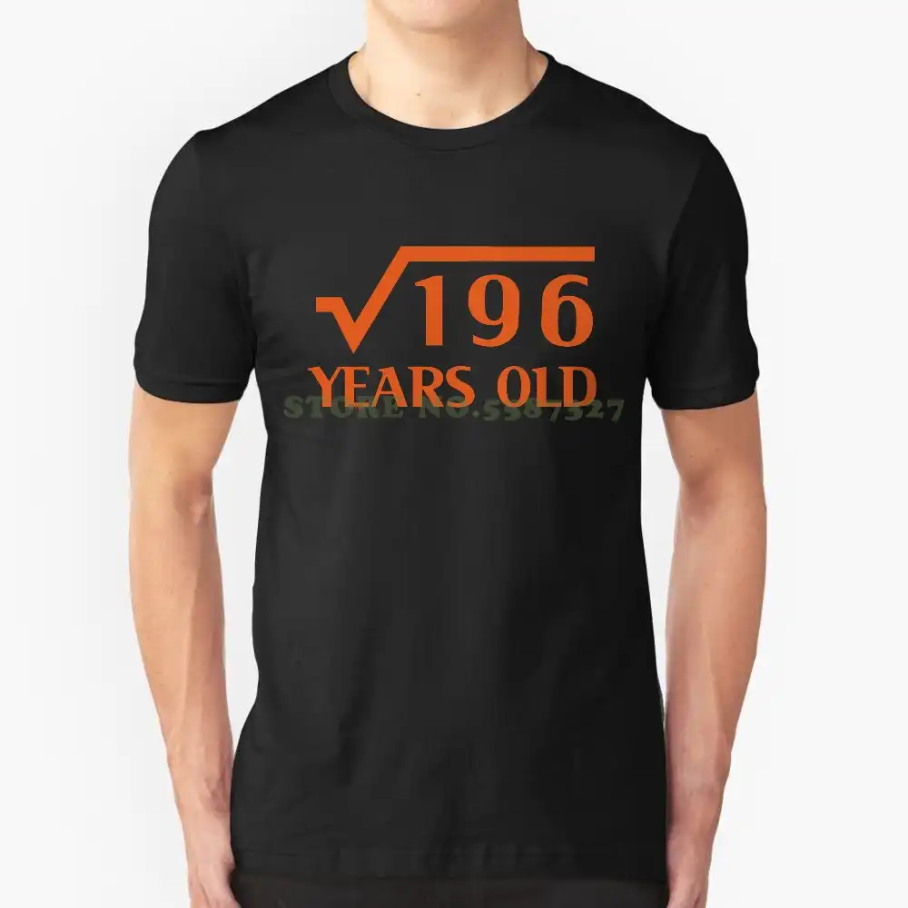 14th Selamat Ulang Tahun Seni 14 Tahun Akar Kuadrat Dari 196 Tshirt T Shirt Untuk Pria Wanita T Shirt Aliexpress