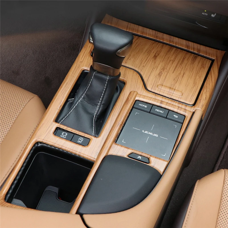 Для Lexus ES ES200 ES300 ES260 автомобильный Стайлинг приборная панель Крышка переключения передач рамка наклейка деревянные аксессуары для интерьера