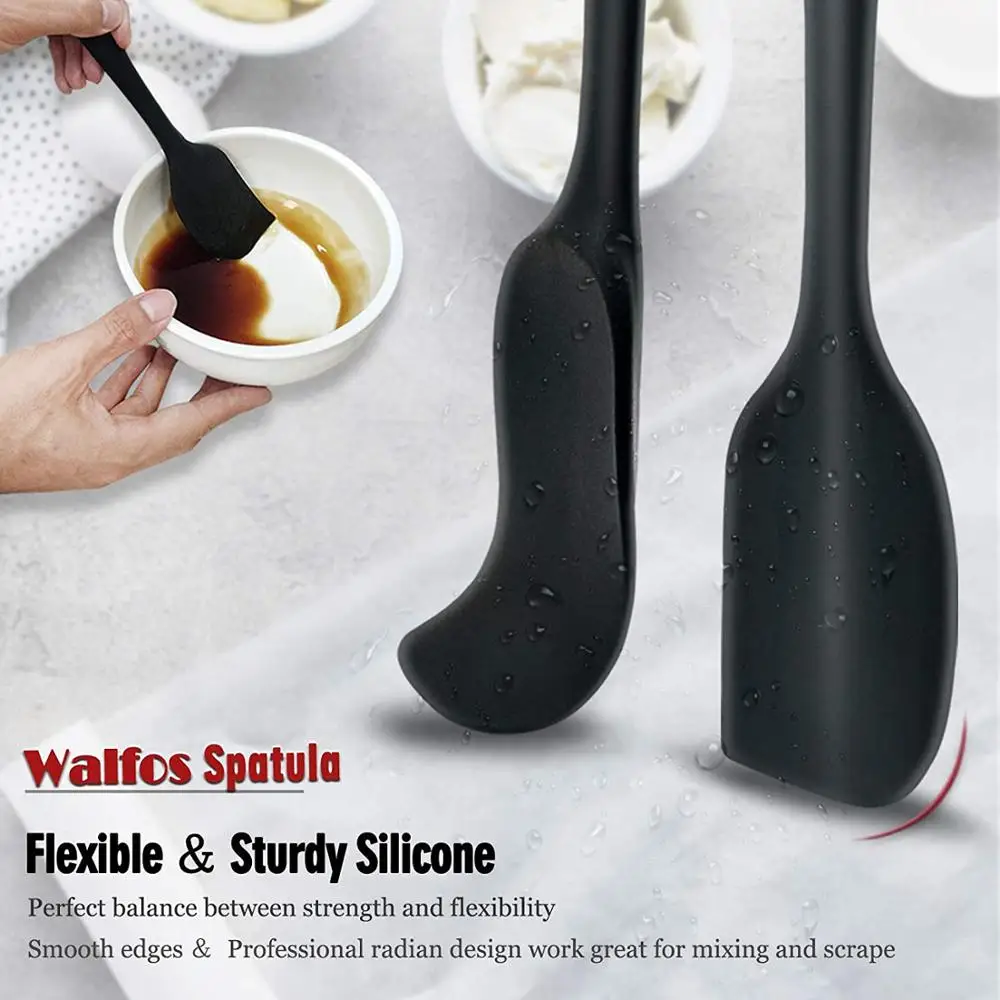 Food Grade Silicone Cooking Spoon Heat-Resistant Flexible Nonstick Spatula Shovel For Baking Cookware Kitchen Gadgets kitchenware accessories