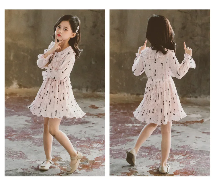 School Teenagers Big girls chiffon Dress Little girls Floral Dresses Spring 2020 kid clothes for 3 4 5 6 7 8 9 10 11 12 13 years (8)