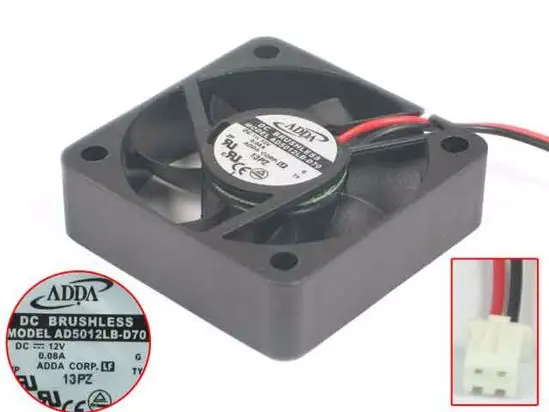 

Охлаждающий вентилятор для сервера ADDA AD5012LB-D70 G DC 12V 0.08A 50x50x15 мм