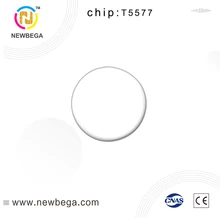 20 шт. RFID Монета карты чип T5577 ПВХ клейкая Монета карты чтения и записи 125 кГц NFC тег