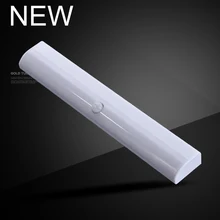 Wireless LED Under Cabinet Light PIR Motion Sensor Led Night Light 10 LEDs for Wardrobe Lamp Cupboard Closet Kitchen Lighting