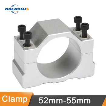 

CNC 52mm 55mm Spindle Clamp Mounting Bracket With 4 Screws For 300W 400W 500W 600w Spindle Milling Motor Machine