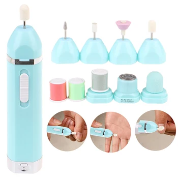 

9 in 1 Electric Nail Art Drill Polisher Machine Epilator Gel Polish Remover Manicure Pedicure Tools Set Nail Files Kit 2020 New