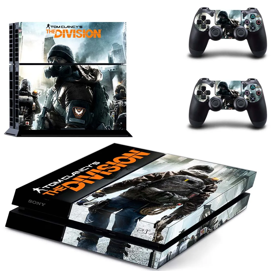 Наклейка s Tom clancy's The Division наклейка для PS4 PS 4 sticker Play station 4 Pegatinas для консоли playstation 4 и 2 контроллера