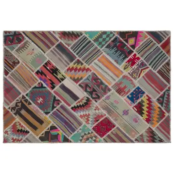 

Handmade Natural Vintage Patchwork Rug Area Rug 160x234 Cm-5'3''X7'8''