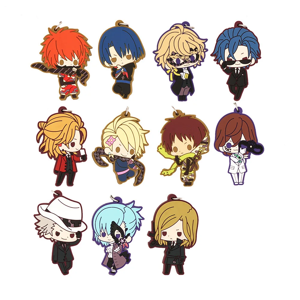Резиновый брелок с аниме Kurusu Syo HIjirikawa Masato Ittoki Otoya Aijima Cecil Tokiya Natsuki | Украшения и
