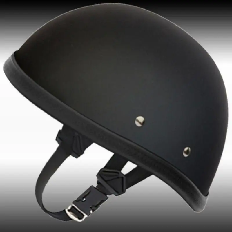 Adult Cap Half Helmet Vintage Resistant Half Face Helmet Retro German Style Chopper Cruiser Helmet Motorcycle Accessories