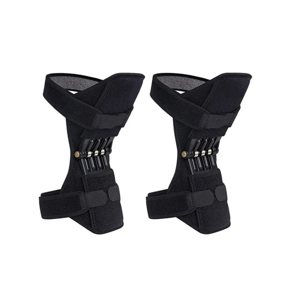 Knee Joint Support Knee Pad Breathable Non-slip Lift Pain Relief Power Spring Force Stabilizer Knee Brace For Outdoor Sport