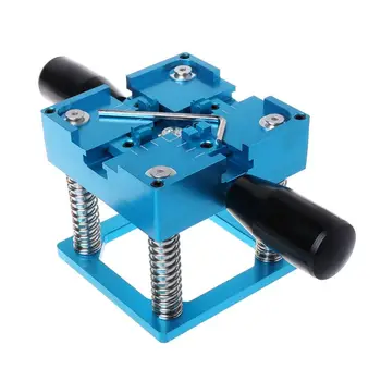 

Hot Blue BGA reballing kit 90x90mm BGA reballing station with hand shank Gift BGA Universal Stencil