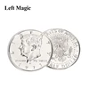 Half Dollar Coin Silver Gold Magic Tricks Coin Gimmick Close-Up Street Trick Prop Toy Appearing/Disappear Illusion Bite ► Photo 1/6