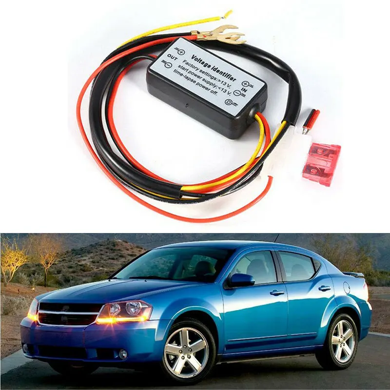 

Vehemo 5A Safe Headlight Delay Line on OFF Automatic Dimmer LED Controller Common Daytime Running Light Controller