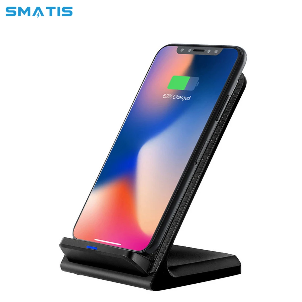 

10W Fast Qi Wireless Charger for Mi 9 Huawei P30 pro Quick Charging Stand Station Holder for iPhone X XS XR 8 Samsung S7 S8 S9