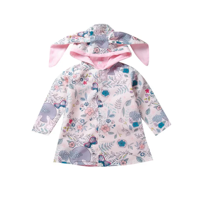 

6Baby Girl Clothes Cute Cherry Printed Long Sleeve Hooded Sweatshirt Baby Kids Girls Lovely Thin Outwear Baby Jacket