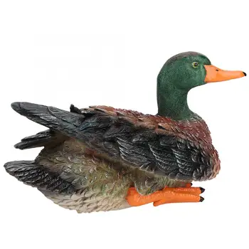 

Duck Decoration Simulation Duck Statue Animal Mold Decoration Resin Crafts Gardening Courtyard Decoration Garden Animal Decor