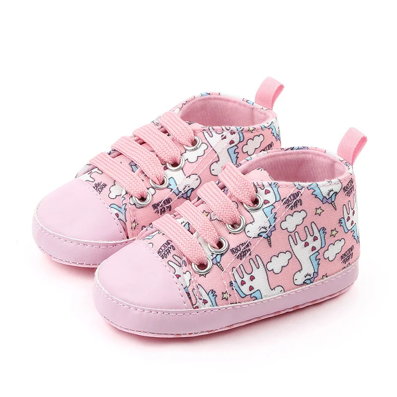 New Cute Unicorn Baby Shoes Soft Bottom Anti Slip Children Toddler Shoes Baby Boy Girl Shoes Girls First Walkers