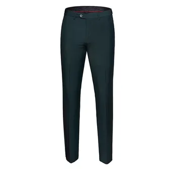 

2020 fashion elegant men's solid color straight pants men's casual business dress office pants