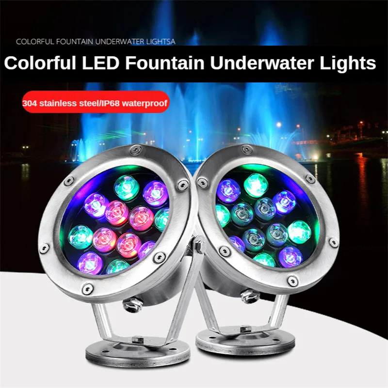 3w 6w 12v 24v Led Pool Lamp Pool Light 12v Underwater Lights Submersible Fountain Backlight Aquarium Lighting Fountain Lamps 10pcs 3v 5 7 lights 560 377mm for cc0249d377v01 r cc0249d560v01 l 49d3as5cx3717r 49d3as7cx56017l led backlight