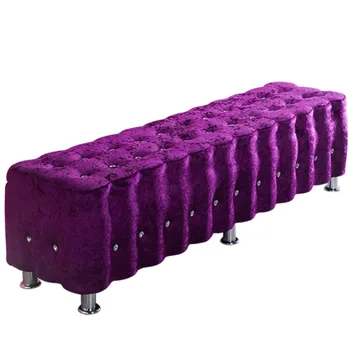

European style shoe stool fabric sofa stool simple storage bed end stool clothing store sofa storage stool