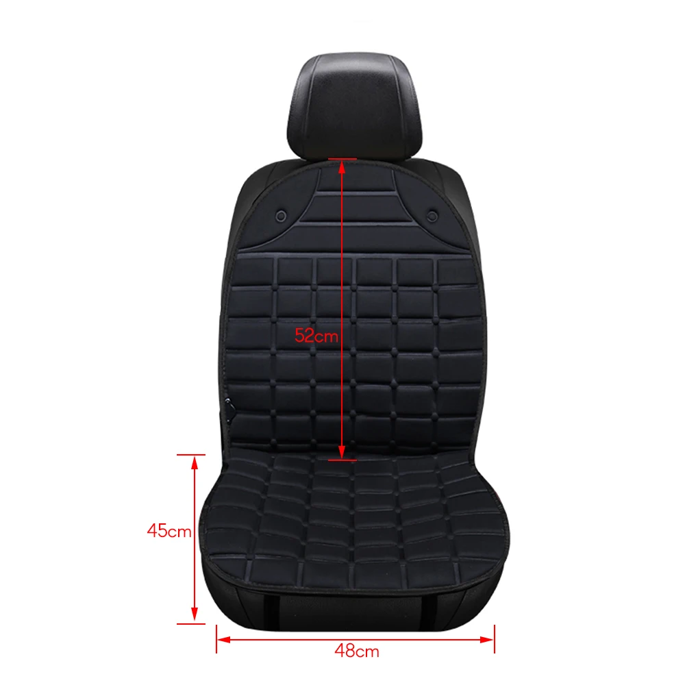 12 В Автомобильная подушка для сиденья с подогревом, зимние теплые чехлы для сидений автомобиля, грелки для стула, грелки для подогрева сидений