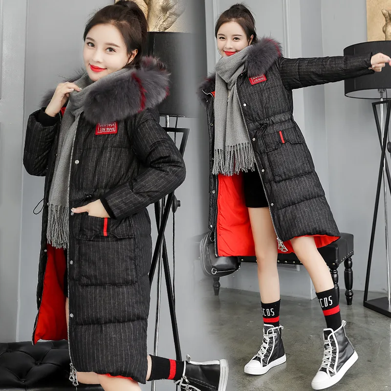 

Down Jacket Cotton-padded Clothes Women's Mid-length 2019 Winter New Style Dongdaemun down Coat Korean-style Cotton Overcoat Fas