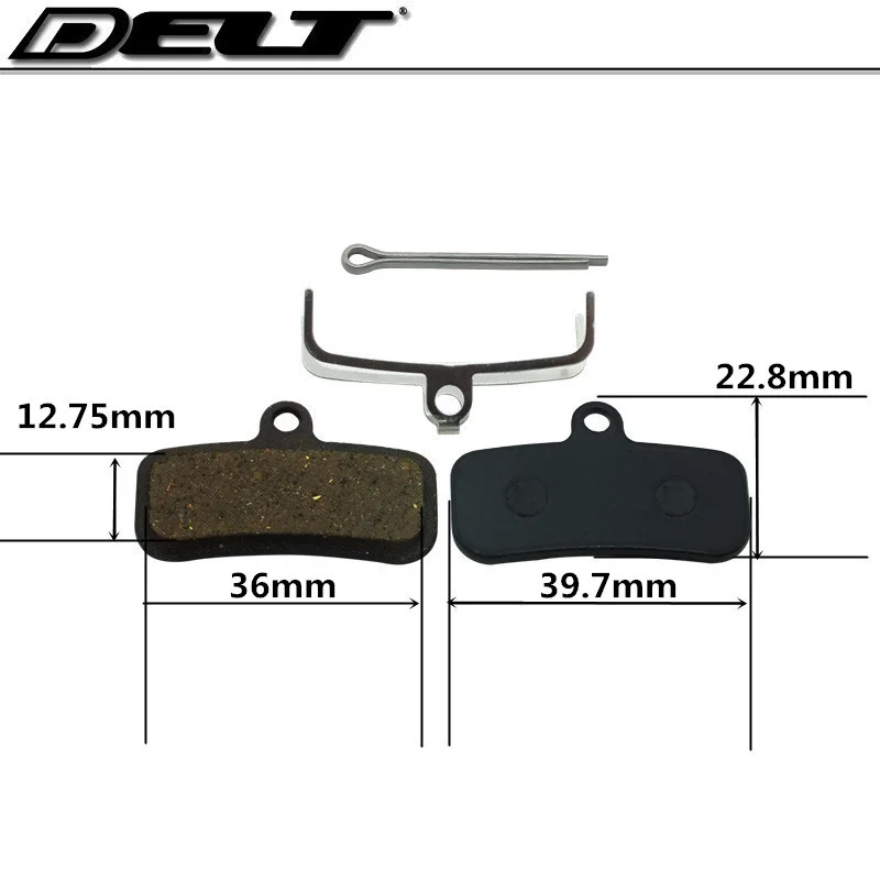 4 пары горный MTB велосипед дисковые Тормозные колодки Pin для SHIMANO ST M810 M820 ZEE M640 H01 полуметаллический