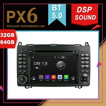 

Rockchip PX6 Processor Android 9.0 Car Multimedia GPS For Benz A-W169 B-W245 2005-2011 Viano Vito 2009 DSP Navigation Radio