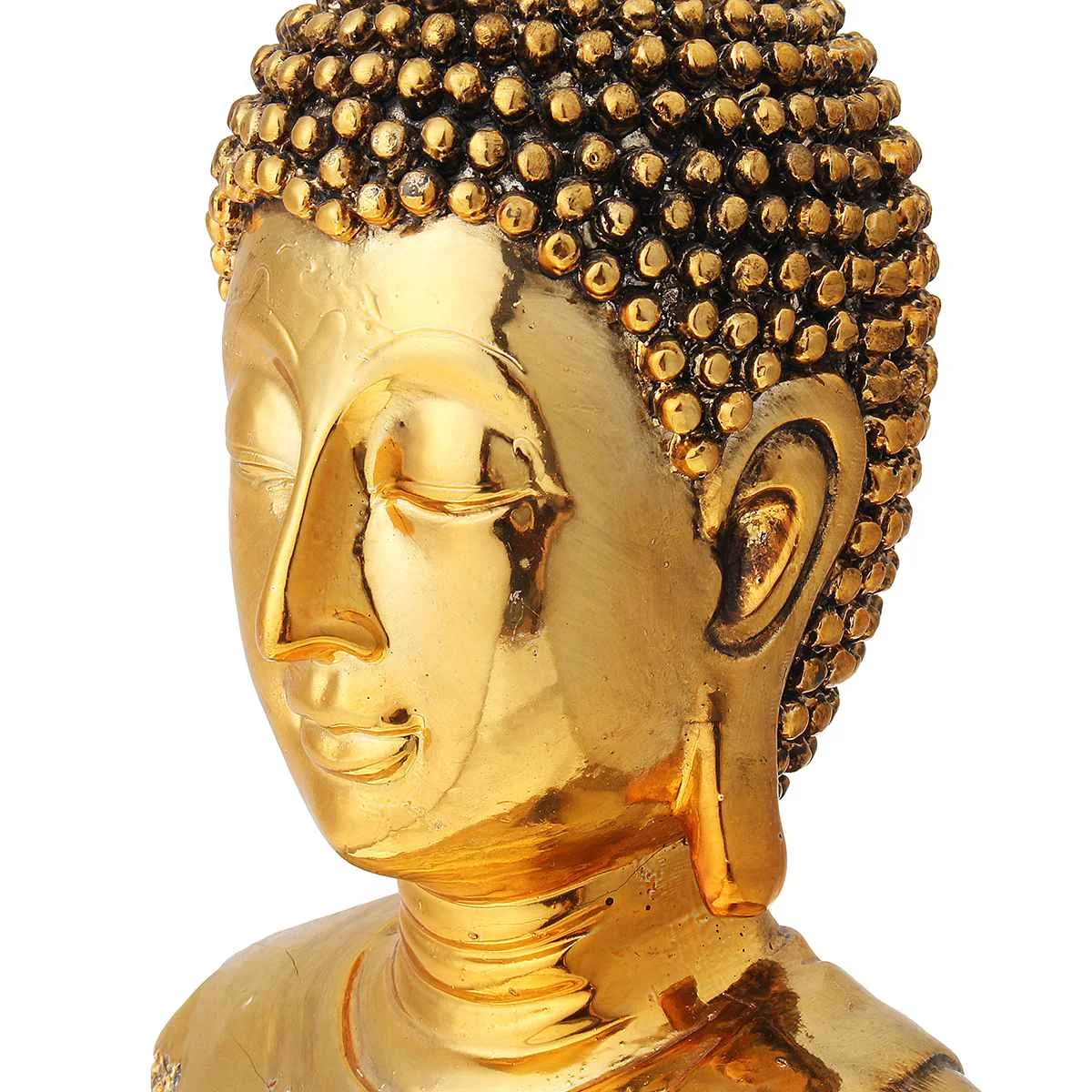 NEW Buddha Statue Resin Thailand Buddha Sculpture Hindu Fengshui Figurine Meditation Miniature Home Decor
