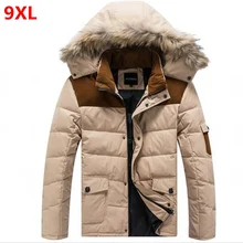 Зимнее пуховое пальто больших размеров, мужская одежда больших размеров, пуховое пальто, зимняя куртка, мужской пуховик 11XL 10XL 9XL 7XL 8XL