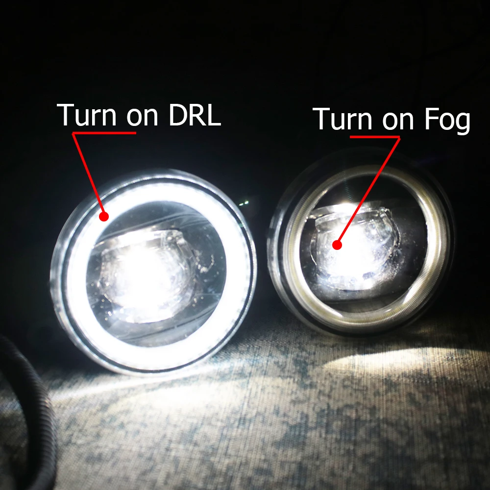 LED Angel Eye DRL Daytime Running Lights For Honda Accord VIII for Acura TSX 2011-2014 Fog Lights with Cut-Line Lens Car Styling detail image 11