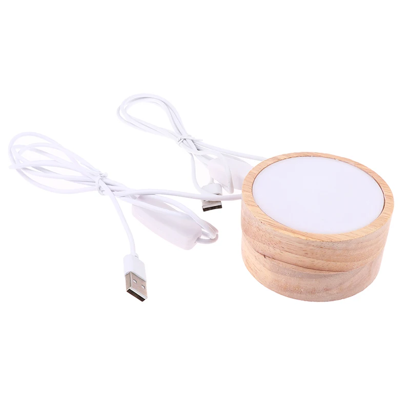 lamp base led lamp base round wooden for crystals glass ball