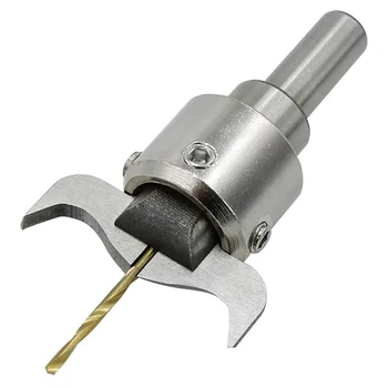 

Wooden Safety Buckle Maker Tool Wood Bead Ball Knife Milling Cutter HSS Carbide Drill Bit Tool with 55mm Width Cutting Blade
