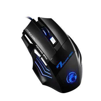 

Wired Gaming Mouse USB Optical Computer Mouse 7 Buttons Professional Gamer Mouse For Laptops LED dazzle breathing light