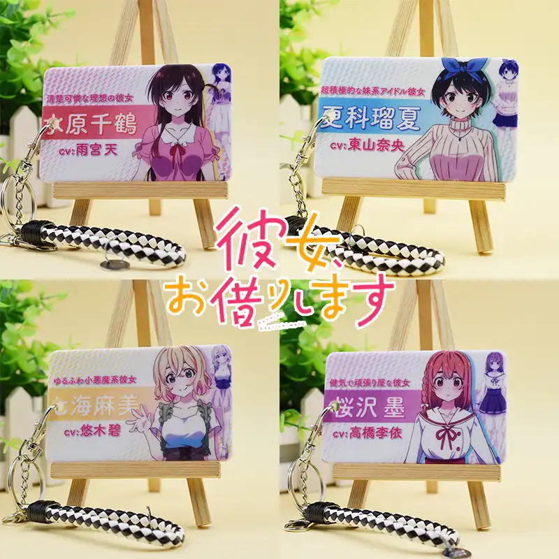 Anime Rent A Girlfriend Mizuhara Chizuru Abs Student Id Bus Bank Card Holder Keychain Card Case Cover Pendant Toy Cosplay Aliexpress