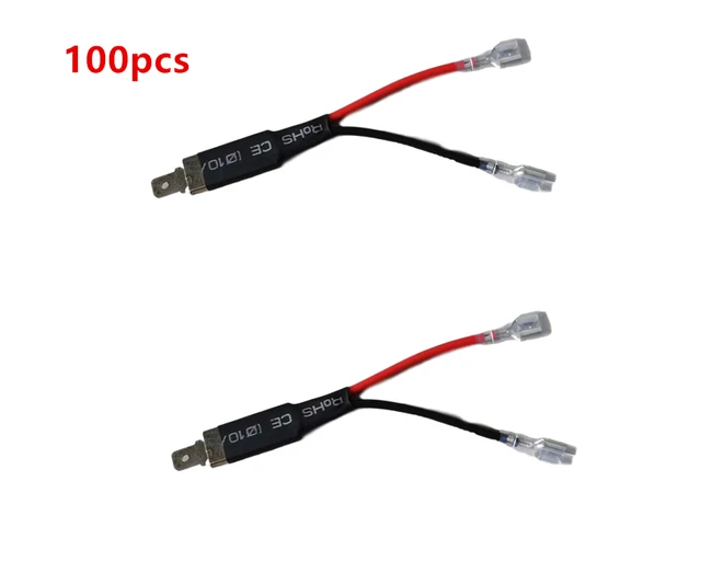 100pcs H1 LED car wires Single Conversion Wiring Connector Line Cable  Holder Adapter for HID Headlight Bulbs Wire Light Inverter - AliExpress