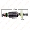 AC220-240V Armature Rotor replace for Bosch GWS6-100 GWS6-115 GWS6-125 GWS6-100E GWS6-115E GWS600 GWS660 GWS670 GFF22A EHS6-115 ► Photo 2/2