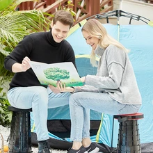 Tabouret rétractable Portable d'extérieur, chaise pliante pour Camping, pêche, pratique