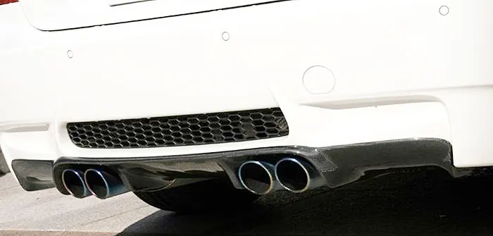 V STYLE Real CARBON FIBER REAR DIFFUSER FOR BMW 3-SERIES E92 E93 M3 BUMPER 2007-2013